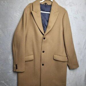 Bonobos Overcoat Size 48 Wool Blend Overcoat Classic Business Casual Coat Jacket